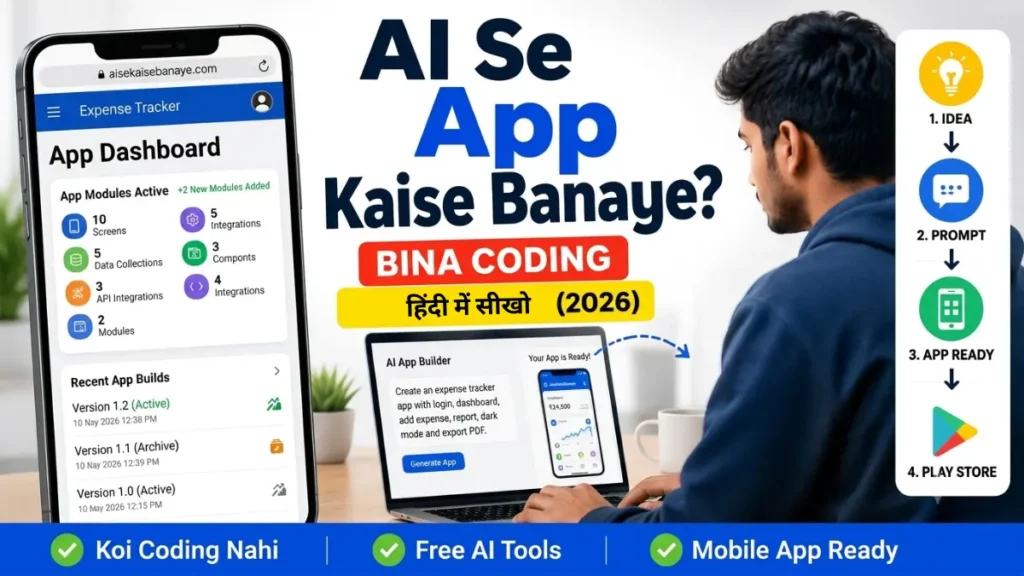 ai se app kaise banaye - aisekaisebanaye.com